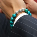 Classic Silver Turquoise Bracelet