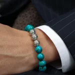 Classic Silver Turquoise Bracelet